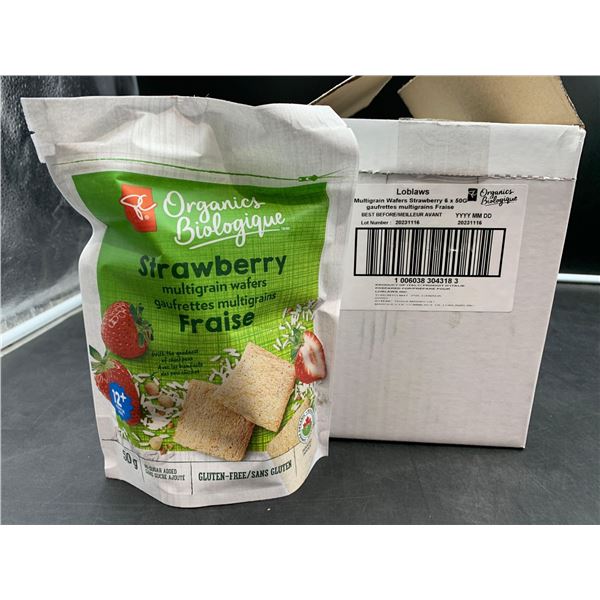Organics Strawberry MultiGrain Wafers (6 x 50g)