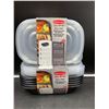 Image 1 : Rubbermaid Take Alongs Meal Prep Containers (10 ct)