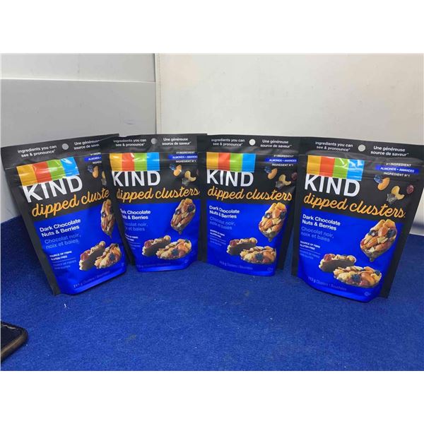 Kind Dipped Clusters Dark Chocolate Nuts & Berries (4 x 113g)