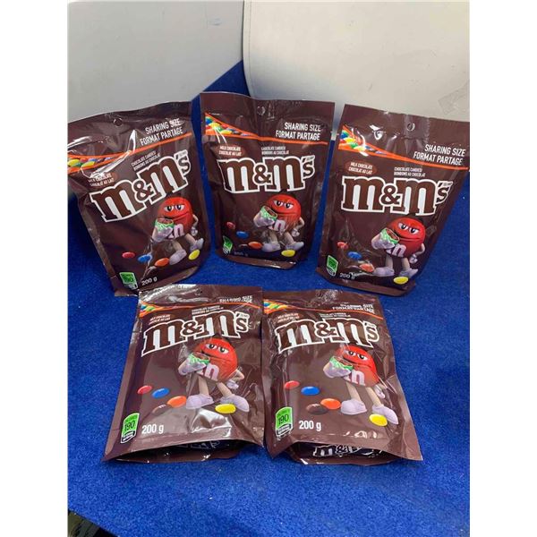 Milk Chocolate M&M's Candy (5 x 200g)