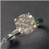 Image 4 : 14K White Gold Diamond (2.01Ct,Si2) Ring (~Size 6) (~weight 2.5g), Made in Canada, Appraised Retail 