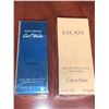 Image 1 : Calvin Klein Eau De toilette Escape Mens & Davidoff Cool Water Womens Sealed Lot of 2