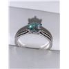Image 1 : Sterling Silver Taper Shank Dress ring with 1.50 carat Moissanite Solitaire Stone with Appraisal Cer
