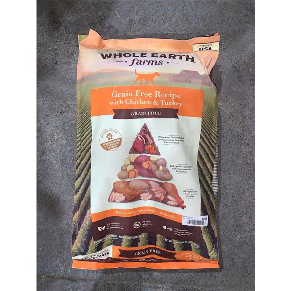 Whole Earth Farms Dog Food grain free 25lbs