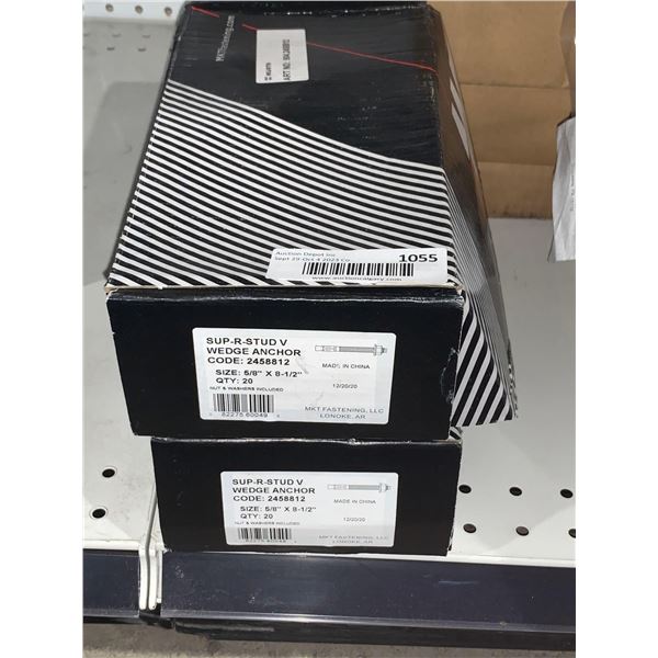 Concrete Wedge Anchors 5/8" x 8 1/2 " case lot of 20 x 2