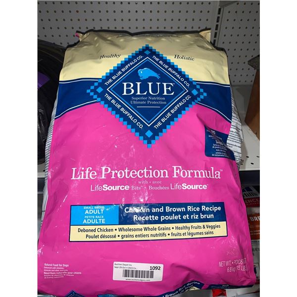 Blue Buffalo Life Protection formula dog food adult 15lbs