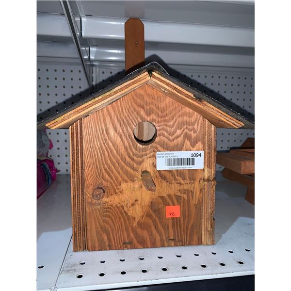 Hand Made Bird House with mount