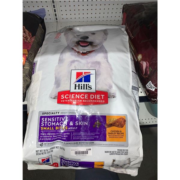 Hills Science Diet sensitive stomach & skin 30lbs