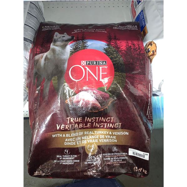 Purina One True Instinct dog food 26lbs