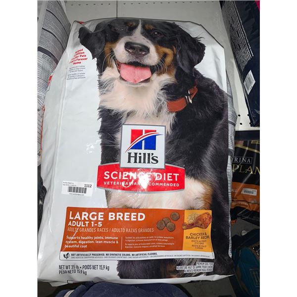 Hills Science Diet Large Breed 35lbs