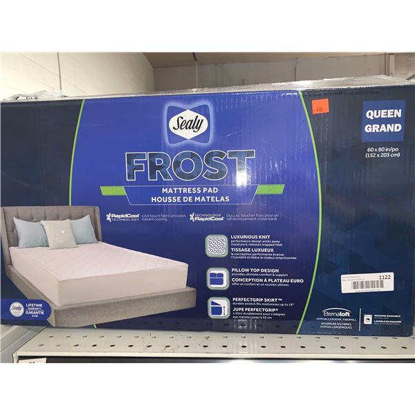 Sealy Frost Mattress Pad Cooling Queen Size