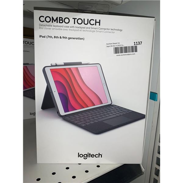Logitech combo Touch detatchable keyboard case for IPAD 7-9 Gen