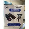 Image 1 : Adasion 12 x 42 waterproof Binoculars with tripod & smartphone adapter