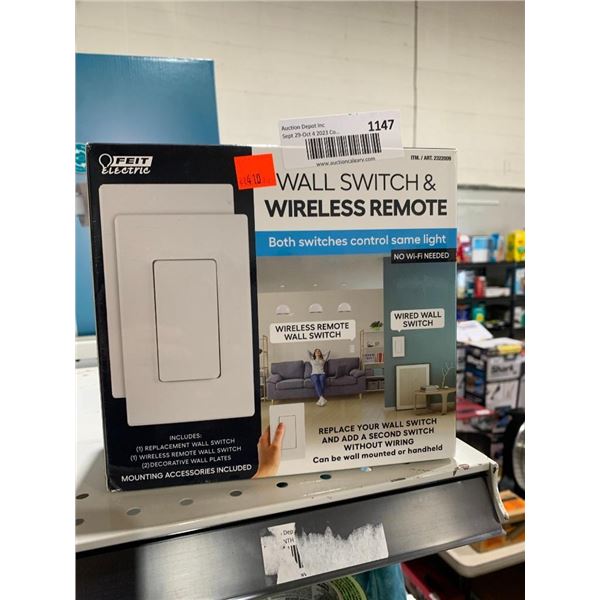 Feit wall switch & wireless remote