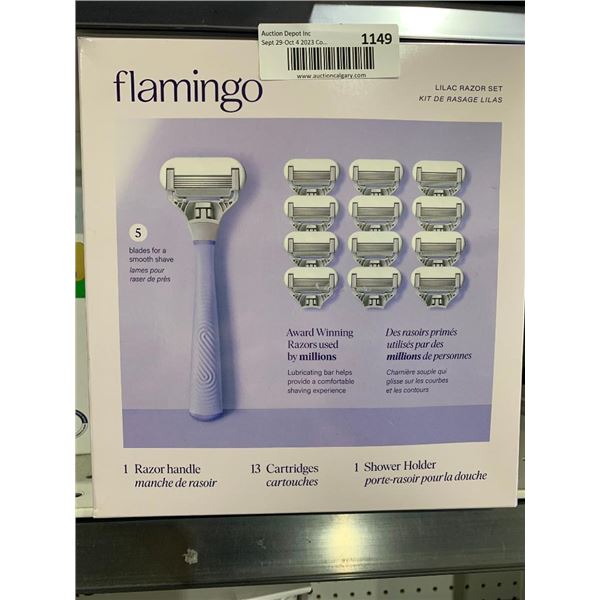 Flamingo Lilac Razor Set