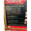 Image 2 : NEW Sunbeam Pearl Concrete Fire Bowl ( converts to Propane or natural Gas)