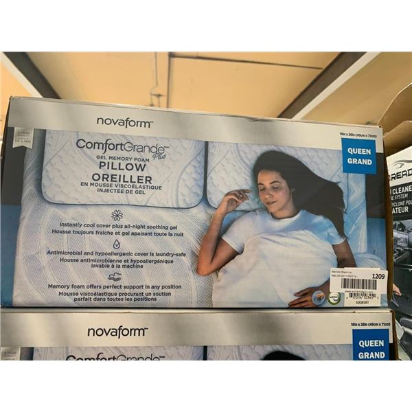 NovaForm Comfort Grande Plus Gel Memory Pillow