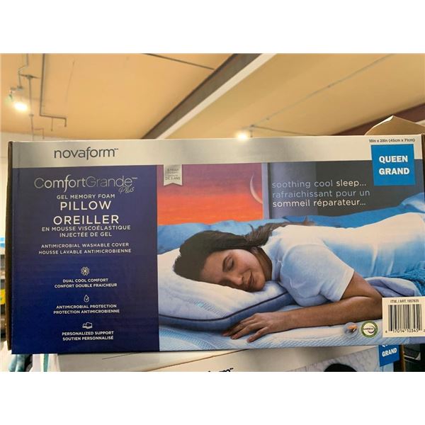 NovaForm Comfort Grande Plus Gel Memory Pillow