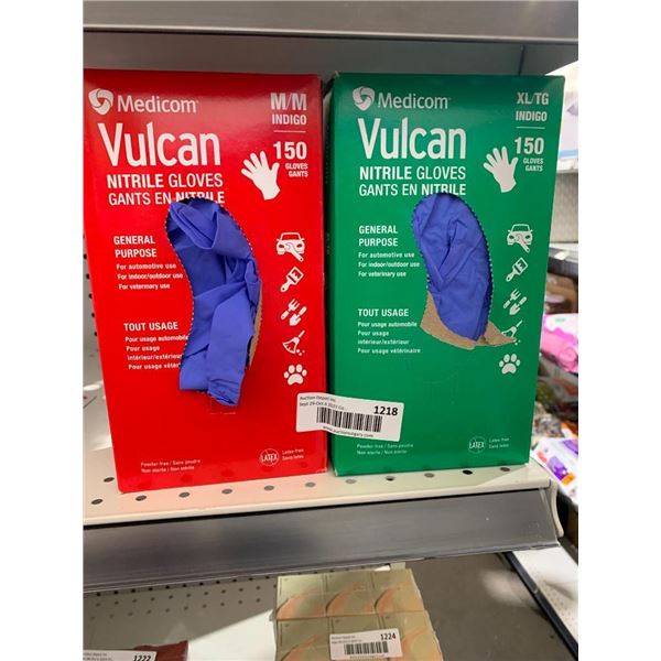 Medicom Vulcan Nitrile Gloves 1 Pack 150 XL 1 Pack 150 Med