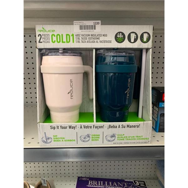 Reduce Cold1 1.18L Vacuum Insulated Mug 2 Pack