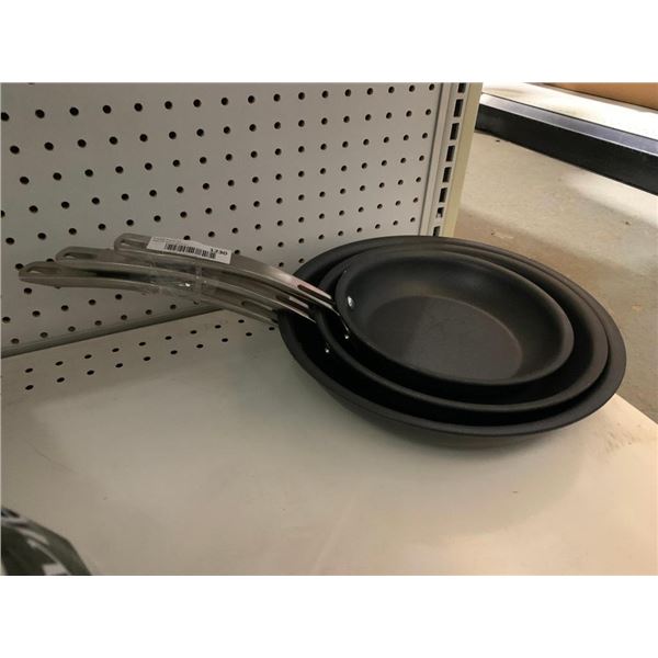 Lot of 3 Kirkland Fry Pans Set