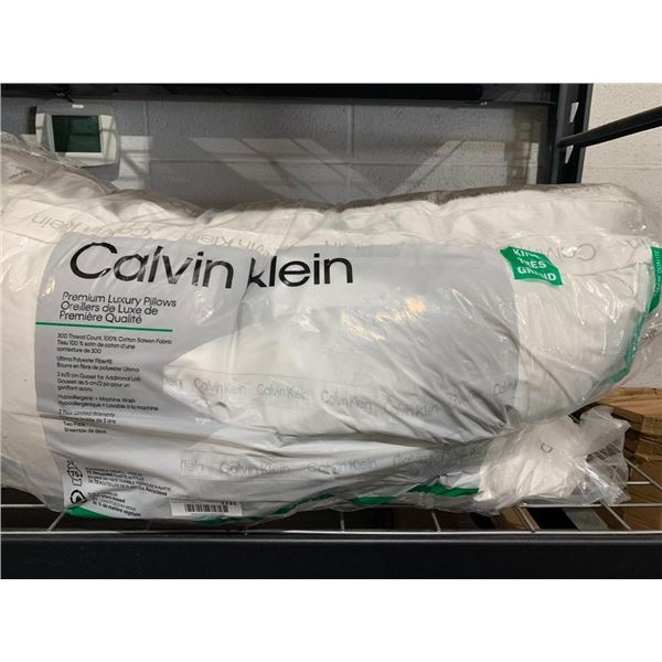 Calvin Klein 2 Pack Premium Luxury Pillows