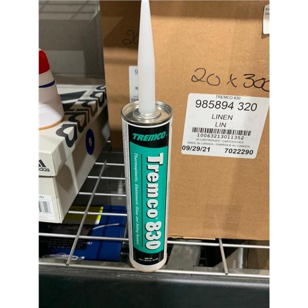 Tremco 830 Linen Color Glass And Siding Sealant 20 x 300ml