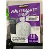 Image 2 : Kirkland Waste Basket Liners Clear 37.8L (10GAL) 500 count