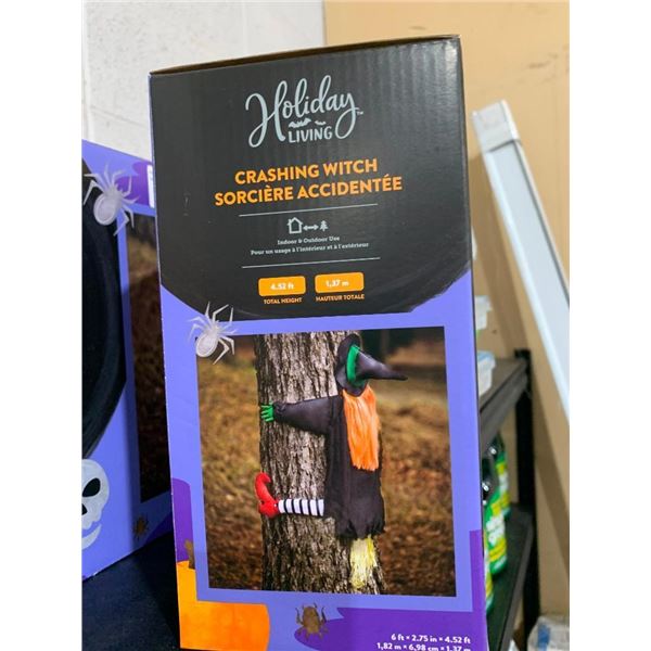 Holiday Living Crashing Witch 4.52ft