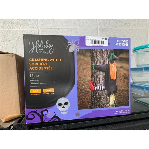 Holiday Living Crashing Witch 4.52ft