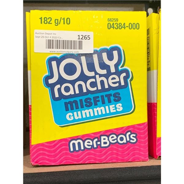 Jolly Rancher MisFits Gummies Mer-Bears 10 x 182g