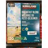 Image 1 : Keurig Kirkland Signature Breakfast Blend Organic Light Roast Coffee 120 K Cups