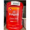 Image 2 : Folgers Classic Roast Medium Roast Ground Coffee 1.21kg (NO LID)