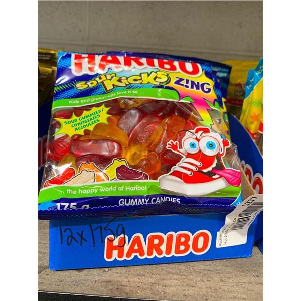 Haribo Sour Kicks Zing Gummy Candy 12 x 175g