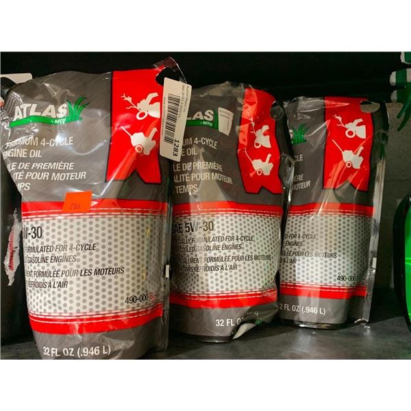 Atlas MTD Premium 4-Cycle Engine Oil SAE 5W-30 3 x .946L
