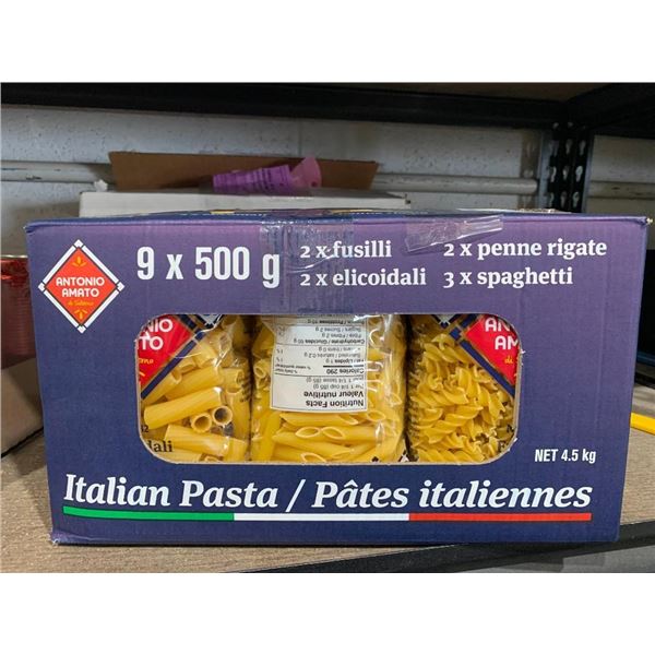 Antonio Amato Italian Pasta 9 x 500g Variety Pack