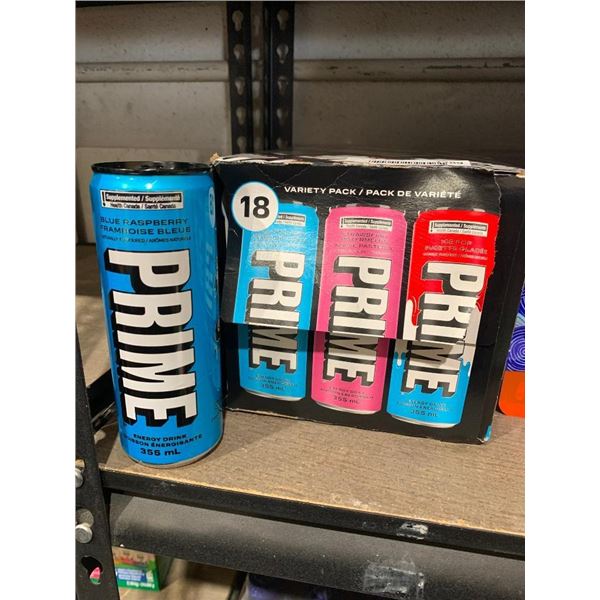 Variety Pack Prime Energy Drink 18 x 355ml