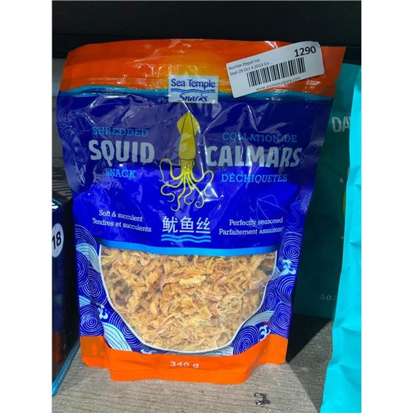 Sea Temple Snacks Shredded Squid Snack 340g
