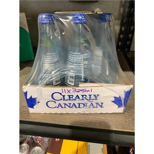 Clearly Canadian Mountain Blackberry Sparkling Beverage 11x325ml