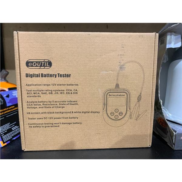 eOUTIL Digital Battery Tester