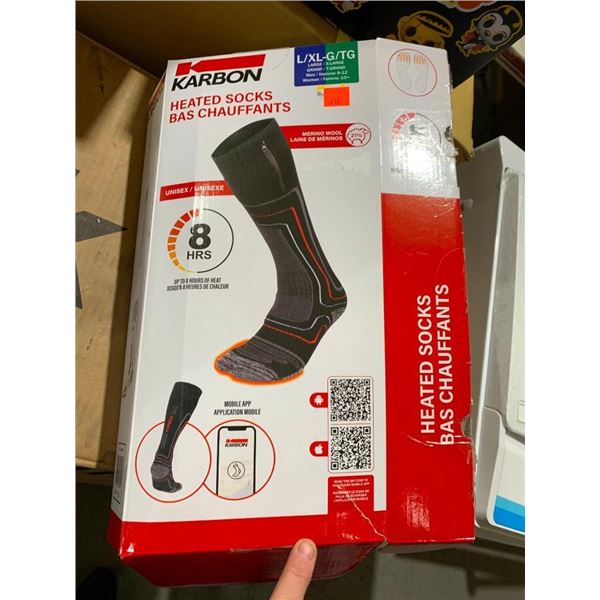 Karbon Heated Socks - Size L/XL