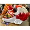 Image 2 : Holiday Living LED Lighted Scary Clown Face 13.97"x16.68"x12.4"