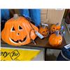 Image 1 : Holiday Living LED Lighted Jack-O-Lantern with 3 Decorative Pumpkins