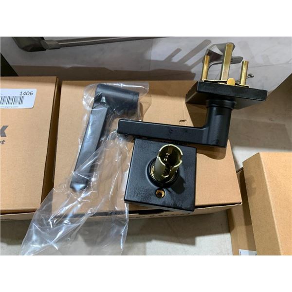 Weiser Passage Levers Daylon Iron Black