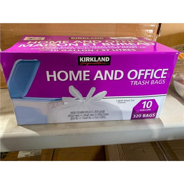 Kirkland Home & Office Trash Bags 10 Gallon 320 Bags