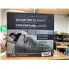 Image 1 : Life Comfort Weighted Blanket w/ Removable Cover 15lb
