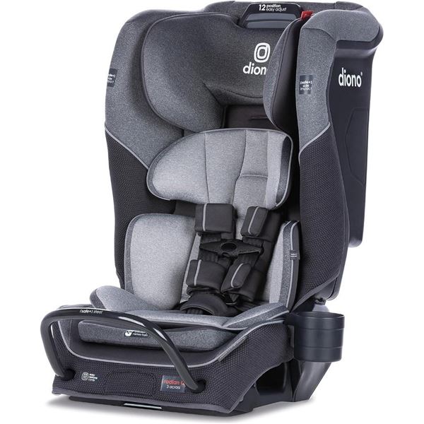 Diono Radian 3QX 4-in-1 Rear & Forward Facing Convertible Car Seat, Safe+ Engineering 3 Stage Infant