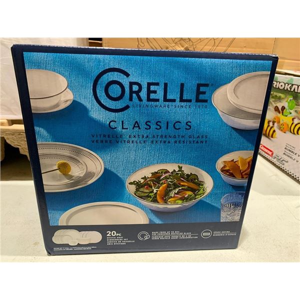 Corelle Classics 20pc Set Mystic Grey
