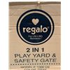Image 3 : Regalo Plastic 192-Inch Super Wide Adjustable Baby Gate and Play Yard