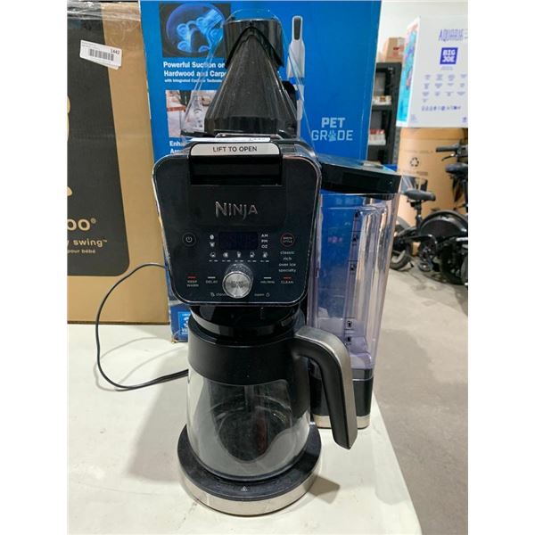 Ninja  DualBrew Pro Grounds & Pods Programmable Coffee System w/ Glass Carafe, Black, 12 Cups